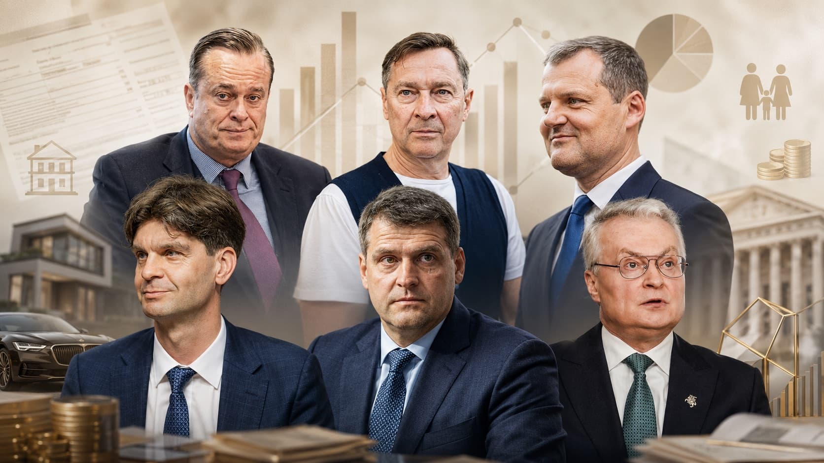 Ką iš tiesų rodo turtingiausių viešųjų asmenų deklaracijos Lietuvoje